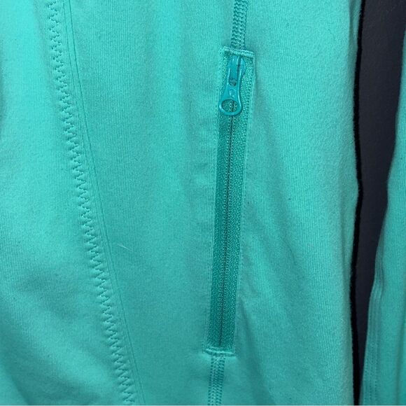 Lululemon Athletica Nice Asana Jacket Bali Breeze Long Sleeve Full Zip Womens 8 - Picture 5 of 11